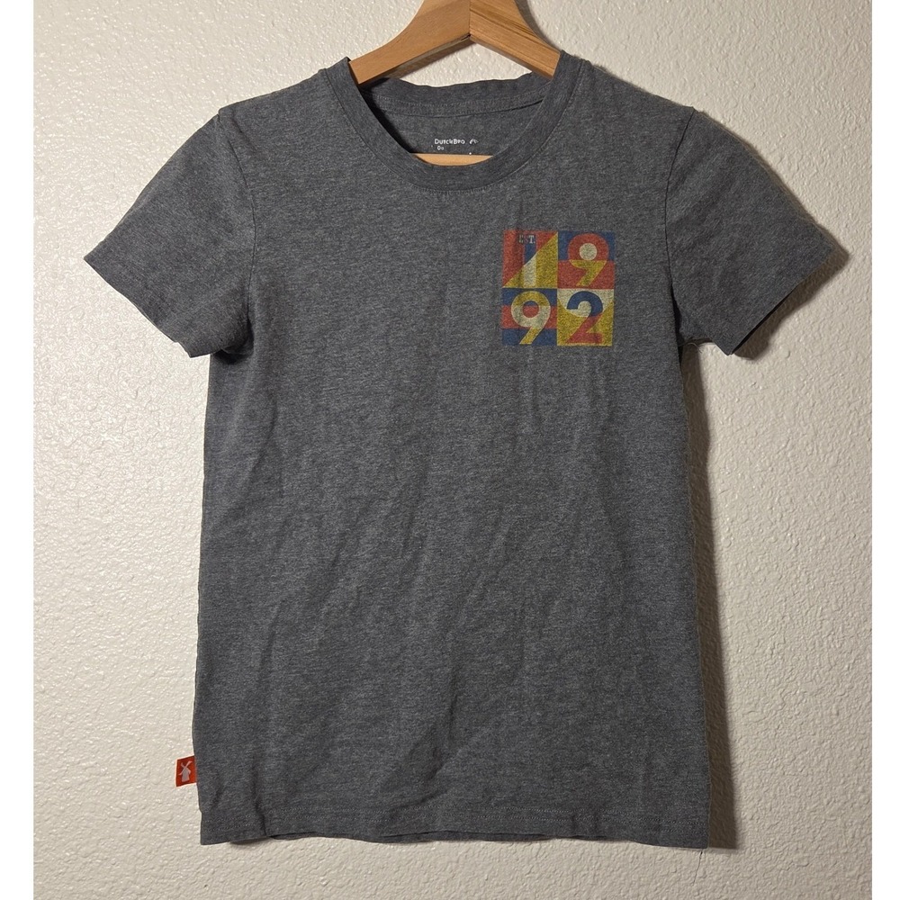Dutch Bros Est 1992 Gray Graphic Tee Shirt Small Coffee Shop Merch